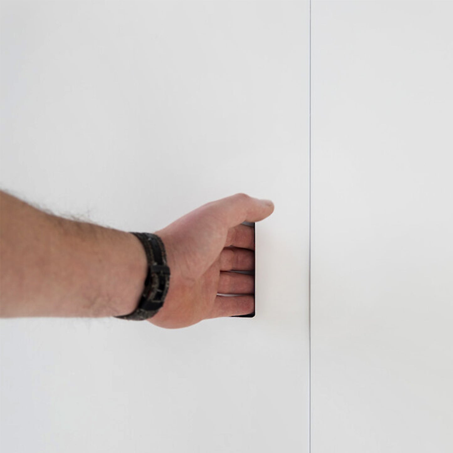 No-Ha NS einseitig oder zweiseitiger Schiebetürgriff für Schiebetüren (Türdicke 27 mm+, 37 mm+, 43 mm+, 48 mm+)