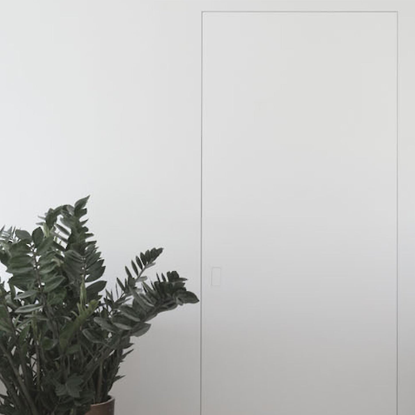 No-Ha mini 937 S5 Magnetschloss mit Verriegelung für Drehtüren, Toilette - kurze Verriegelungsplatte