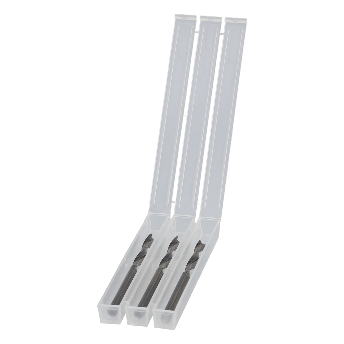Vollhartmetall Fräser 4x15x50mm S=4mm mit 2 positiv spiralgenuteten Schneiden Z2 Rechtslauf