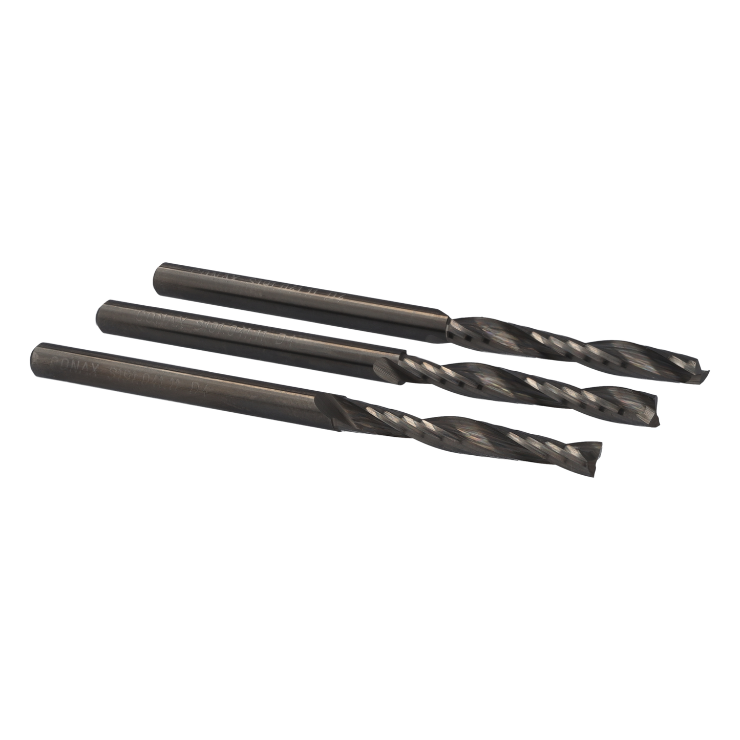 Vollhartmetall Fräser 4x15x50mm S=4mm mit 2 positiv spiralgenuteten Schneiden Z2 Rechtslauf