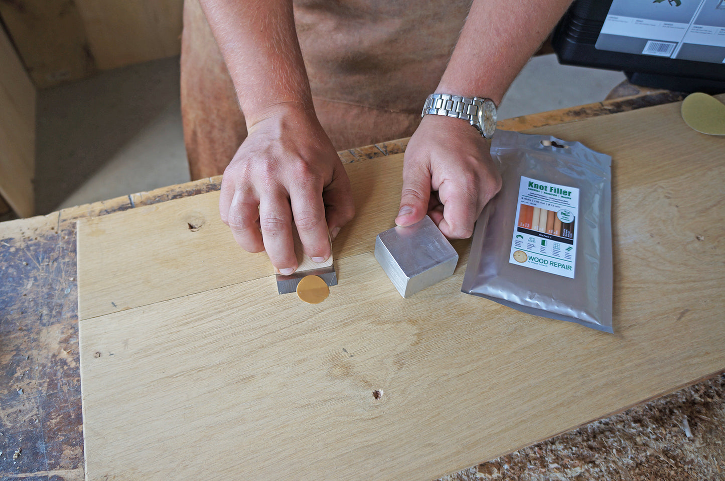 WoodRepair Holzreparatur Astfüller Kompaktbeutel Schwarz