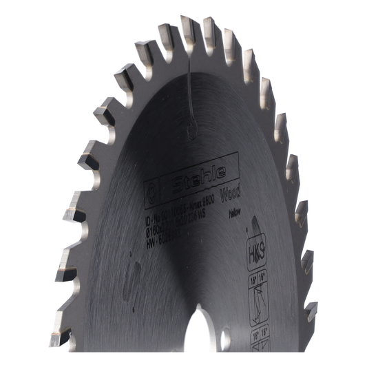 Stehle HW HKS Board Handkreissägeblatt 160x2,2x20mm Z=48 WS | Wechselverzahnung ist speziell für Längs- und Querschnitte | Großzügige HW TC10 Bestückung für viele Nachschliffe