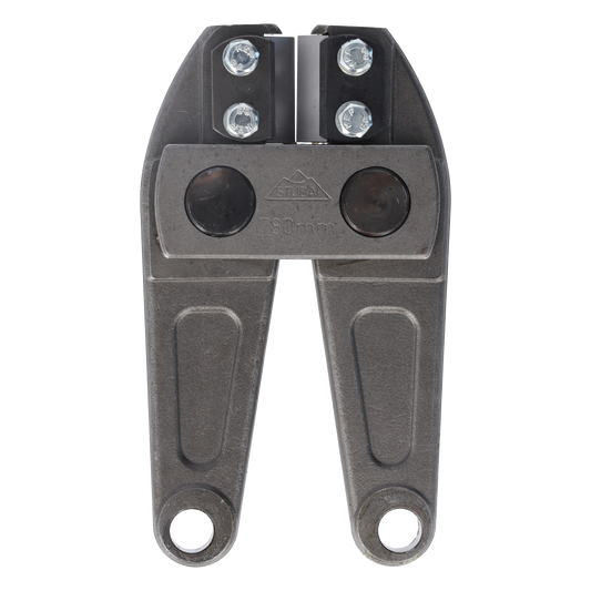 Ersatzkopf für STUBAI Bolzenschneider 920 mm mit auswechselbaren Dreikantschneiden | für die Metallverarbeitung, zum Schneiden von Baustählen, Bolzen, Drahtstiften