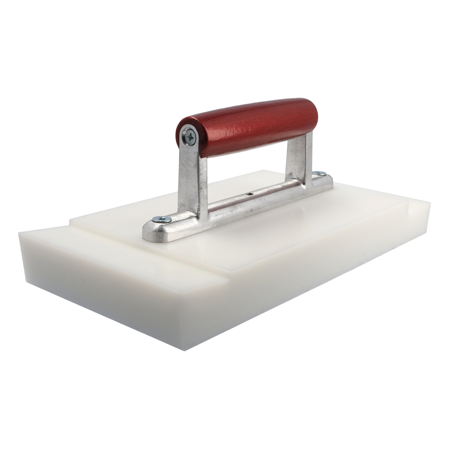 STUBAI Falzstück aus Kunststoff PE, weiß, mit Handgriff 290x140 mm – Perfekt für die präzise und schonende Bearbeitung von NE-Blechen, schützt die Oberfläche und sorgt für exakte, langlebige Ergebnisse