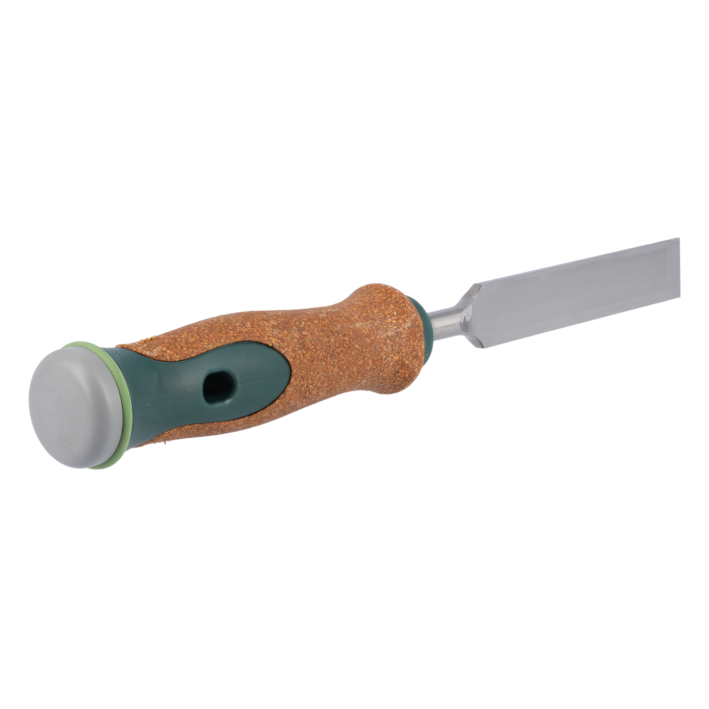 Stemmeisen mit rutschfestem Korkgriff aus nachhaltiger Herstellung, 20mm, STUBAI Stechbeitel zur präzisen Holzbearbeitung, Spezial Stecheisen