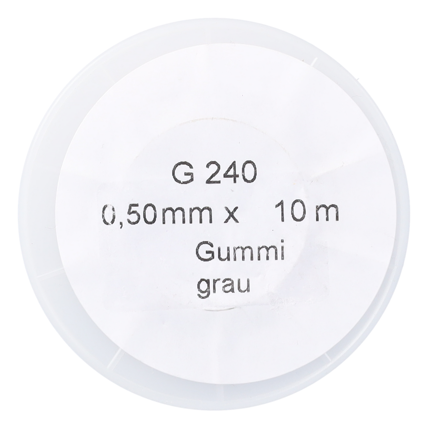 STUBAI Fliesengummi Ø 0,5 mm, 10 m – graues Elastikband auf Spule, dehnbar & reißfest, UV-beständig, ideal zum Fliesenausrichten & Fixieren