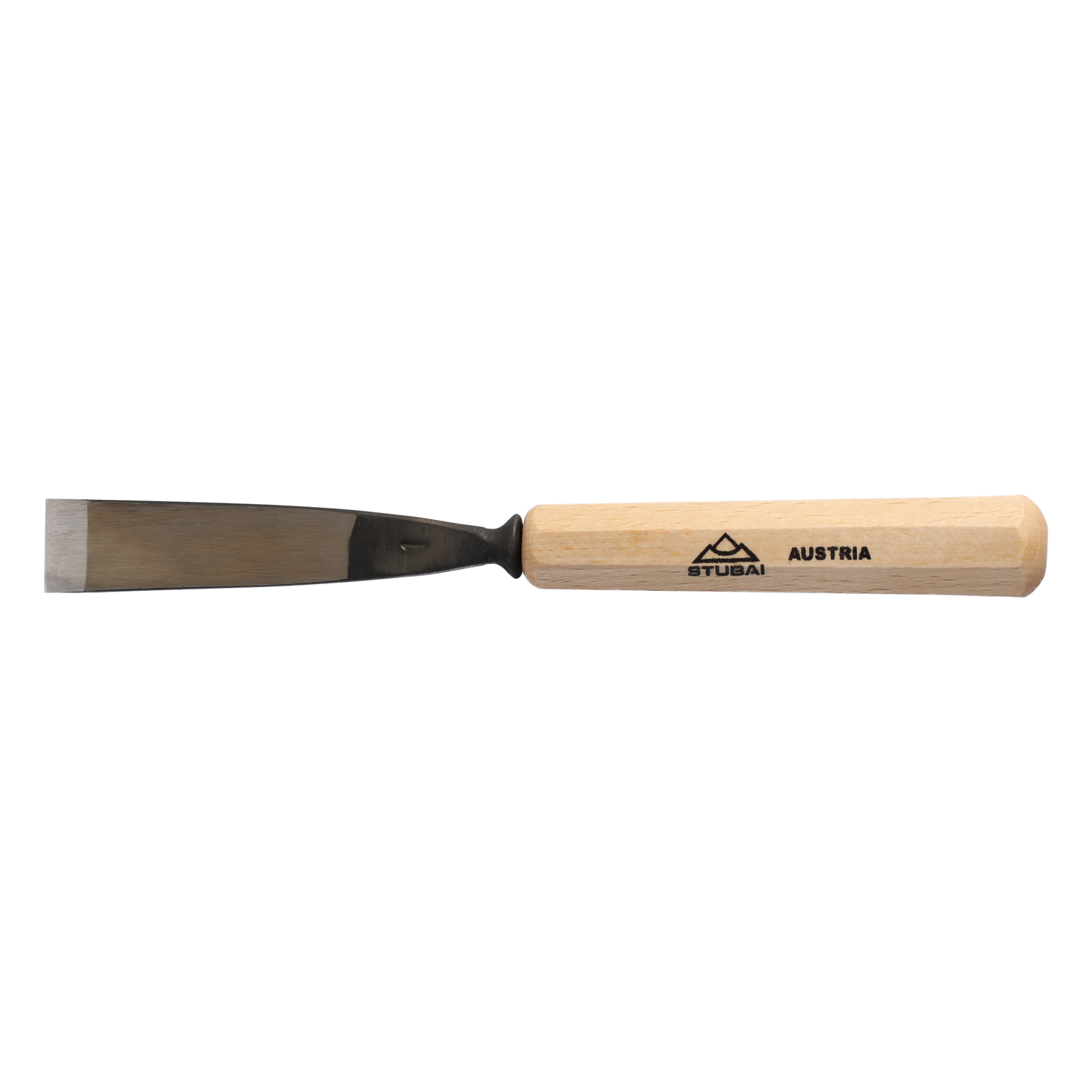 STUBAI Stemmeisen Stechbeitel Serie 52 - Form 1 | Gerades Balleisen 20 mm, mit Holzgriff, für glatte Flächen, zum Vorstechen, Kerb- und Reliefschnitzarbeiten, zur Bearbeitung von Holz