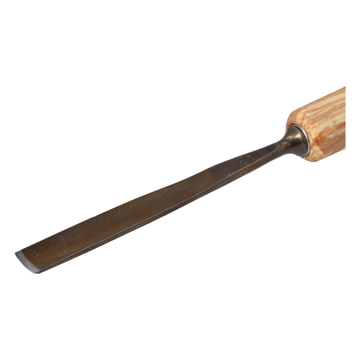 STUBAI Stemmeisen Stechbeitel Serie 52 - Form 3 | Gerades Flacheisen - 10 mm, mit Holzgriff, zum Vorstechen, für Anschlagarbeiten, Schrupparbeiten, Rosetten, zur Bearbeitung von Holz