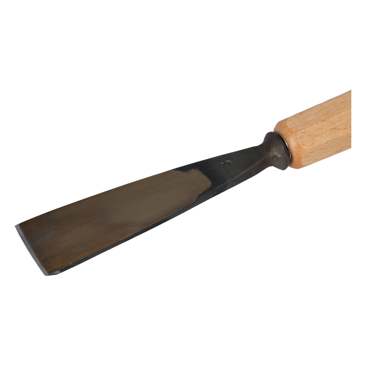 STUBAI Stemmeisen Stechbeitel Serie 52 - Form 3 | Gerades Flacheisen - 30 mm, mit Holzgriff, zum Vorstechen, für Anschlagarbeiten, Schrupparbeiten, Rosetten, zur Bearbeitung von Holz