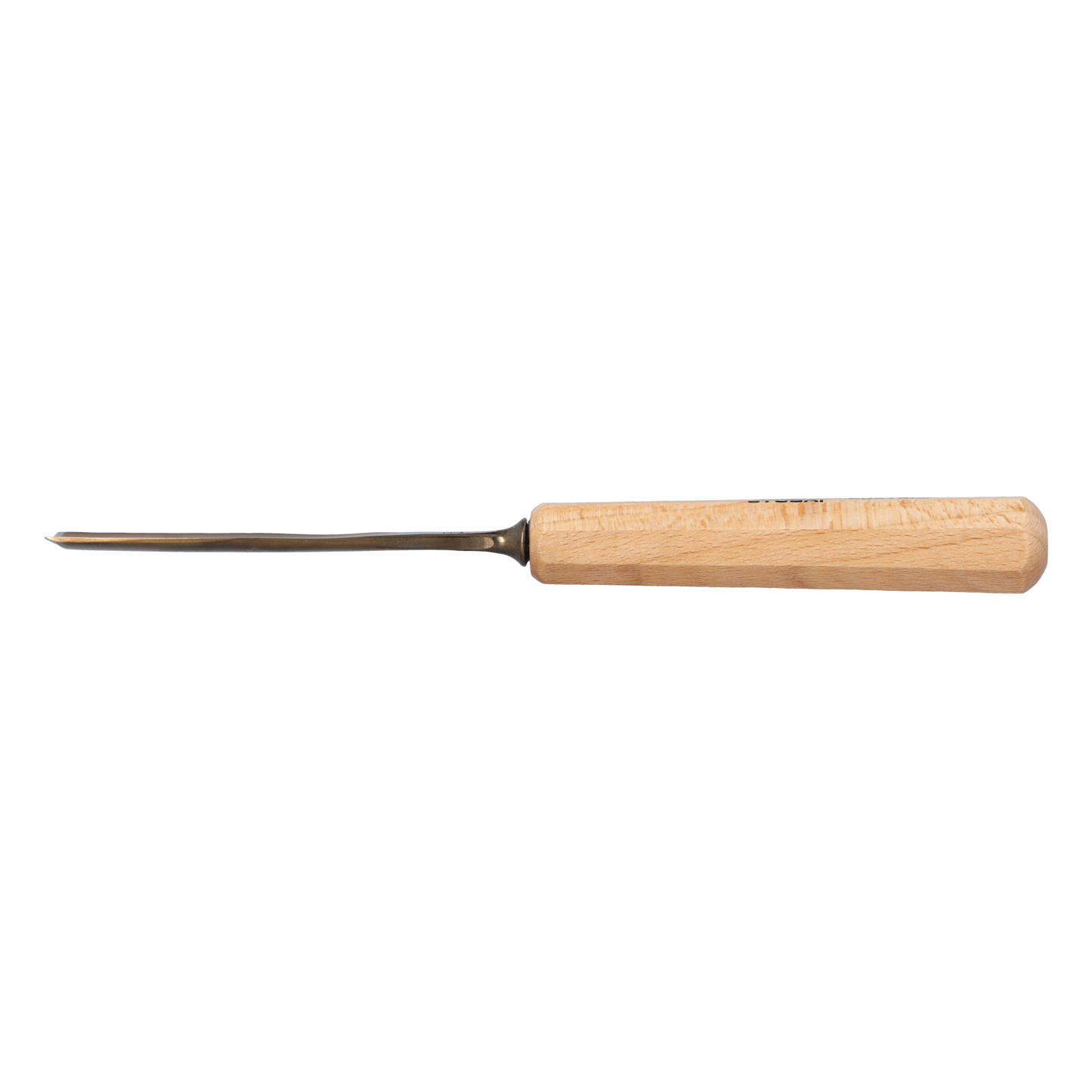 STUBAI Stemmeisen Stechbeitel Serie 52 - Form 5 | Gerades Hohleisen - 14 mm, mit Holzgriff, zum Vorstechen, für Anschlagarbeiten, Schrupparbeiten, Rosetten, zur Bearbeitung von Holz