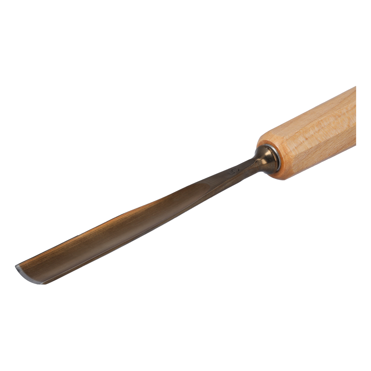 STUBAI Stemmeisen Stechbeitel Serie 52 - Form 5 | Gerades Hohleisen - 14 mm, mit Holzgriff, zum Vorstechen, für Anschlagarbeiten, Schrupparbeiten, Rosetten, zur Bearbeitung von Holz