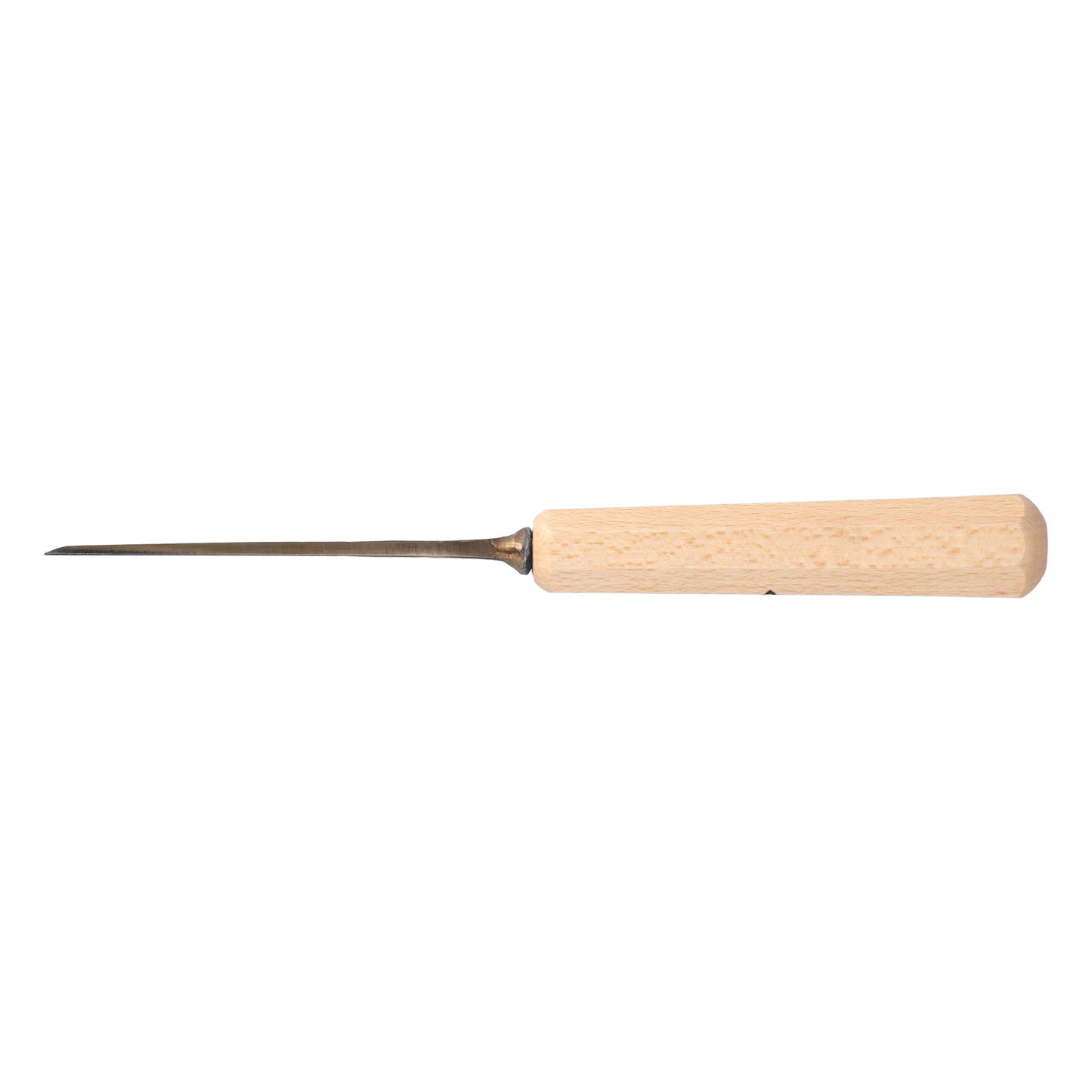 STUBAI Stemmeisen Stechbeitel Serie 52 - Form 71 | einseitig geschliffen 10 mm, mit Holzgriff, für glatte Flächen, zum Vorstechen, Kerb- und Reliefschnitzarbeiten, zur präzisen Bearbeitung von Holz