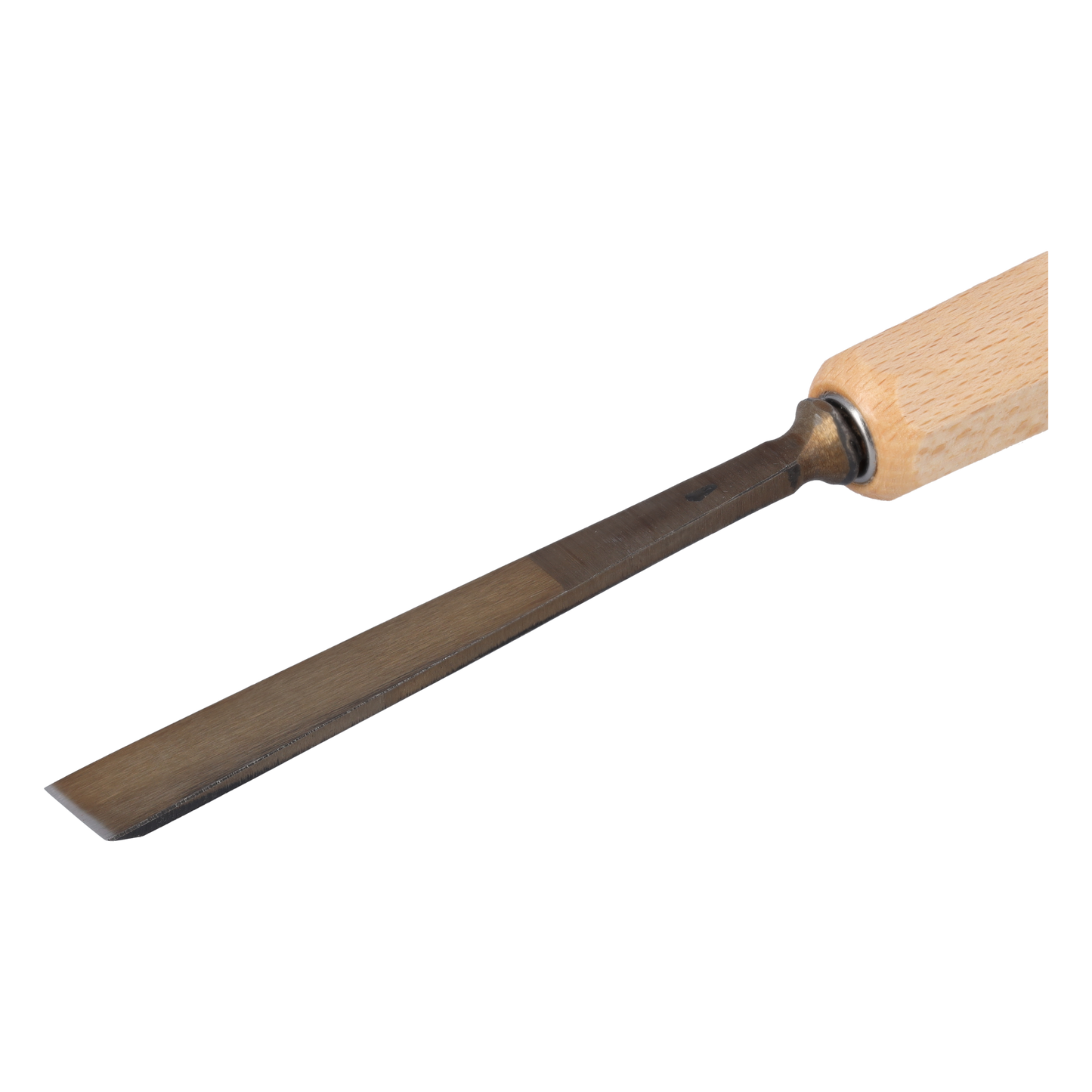 STUBAI Stemmeisen Stechbeitel Serie 52 - Form 71 | einseitig geschliffen 10 mm, mit Holzgriff, für glatte Flächen, zum Vorstechen, Kerb- und Reliefschnitzarbeiten, zur präzisen Bearbeitung von Holz
