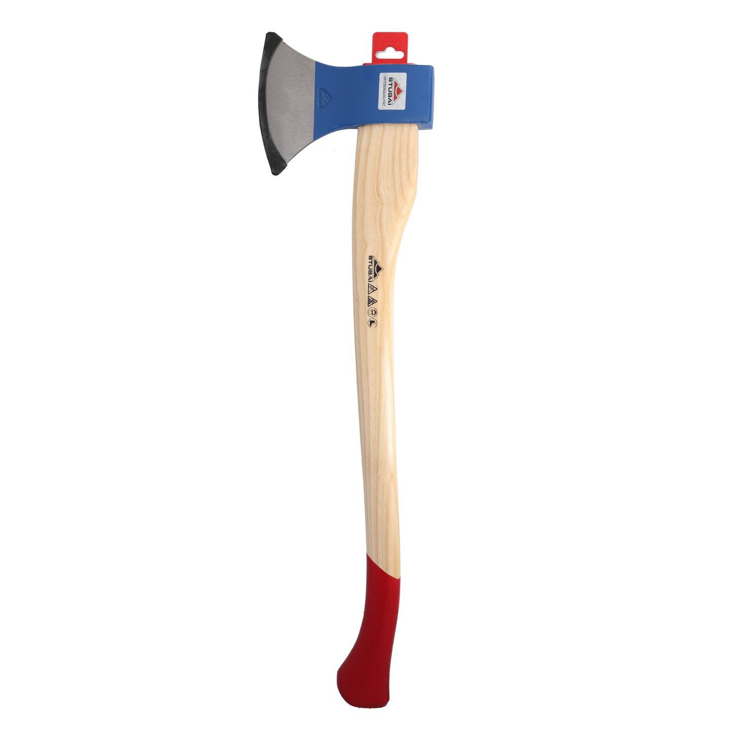 STUBAI Astbeil Putzhake | 1400 g Kopfgewicht | Beil aus Stahl mit Holzgriff, kleine Axt zur Forstarbeit, Spaltbeil, Allzweckbeil, Freizeitbeil