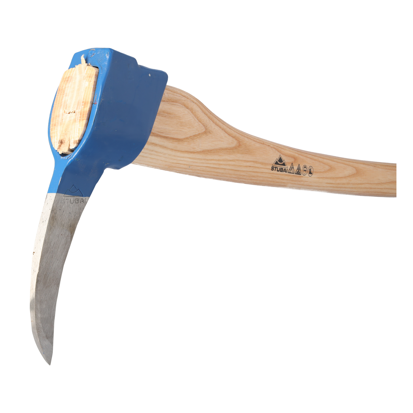 STUBAI Sappie Tiroler Form | 1000 g Kopfgewicht | Sappel mit Eschenholzstiel | gesenkgeschmiedet, Spitze gehärtet, geschliffen, poliert | zum Ziehen und Bewegen von Holzstücken