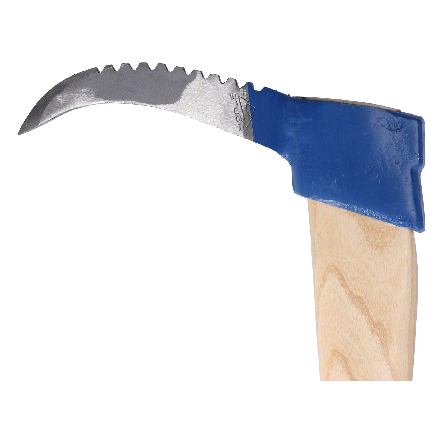 STUBAI Sappie Tiroler Form mit Zahnung | 1200 g Kopfgewicht | Eschenholzstiel | gesenkgeschmiedet, Spitze gehärtet, geschliffen & poliert | ideal zum Ziehen & Bewegen von Holz
