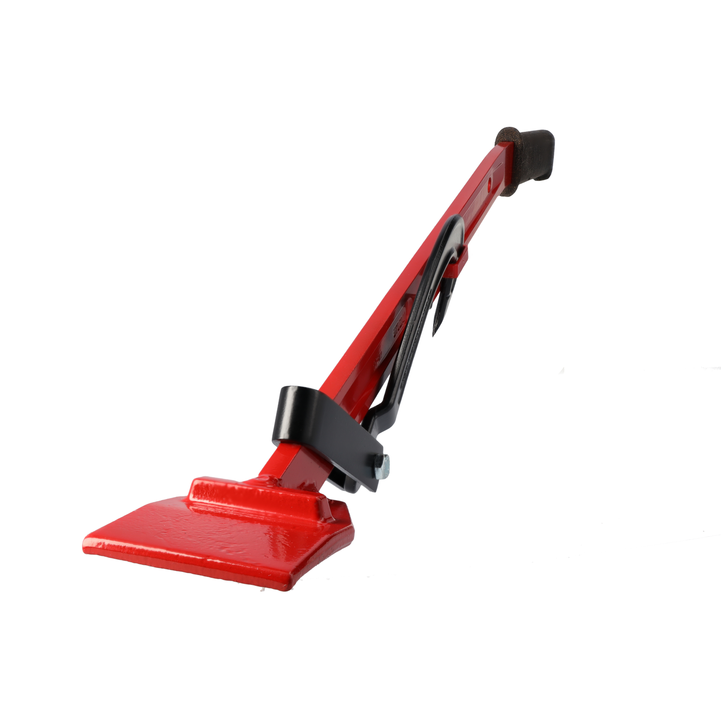 STUBAI Fällheber mit Wendehaken 80 cm Länge, geschmiedet aus Spezialstahl, ergonomischer Korkgriff, Forstwerkzeug zum Drehen & Fällen von Bäumen, FPA-zertifiziert, rot, rückenschonend, 80 cm Länge