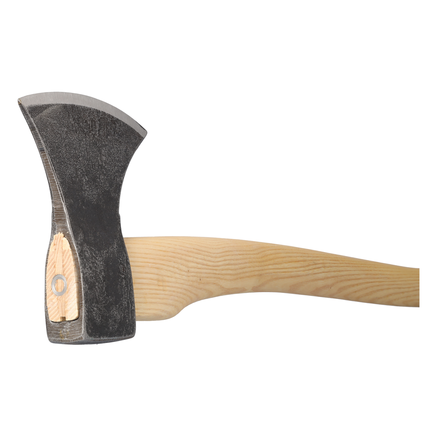STUBAI Astbeil Nature mit Stiel 650 mm | 1200 g | Axt mit Griff aus Eschenholz | Beil für Wald, Outdoor, Bushcraft | Forstaxt zum Holzspalten