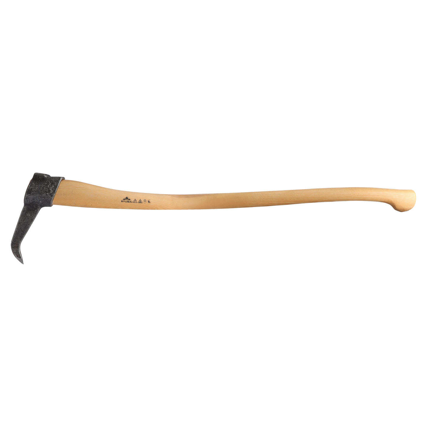 STUBAI Sappie Nature | Sappel Unterländer Form mit Eschenholz-Stiel | 1100 g Kopfgewicht | zum Ziehen, Aufheben und Bewegen von Holz