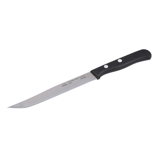 STUBAI hochwertiges Allzweckmesser | 150 mm | Küchenmesser Tirol aus Edelstahl für müheloses Schneiden von Fleisch, Gemüse, Obst & Lebensmitteln, rostfrei, spülmaschinenfest