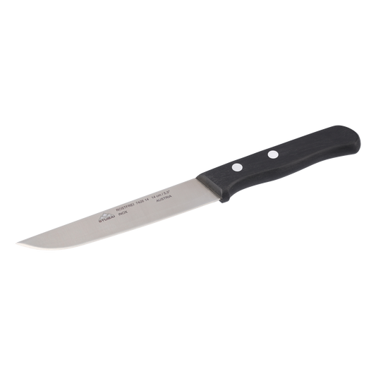 STUBAI hochwertiges Küchenmesser gerader Rücken | 140 mm | Kochmesser Tirol aus Edelstahl für Schneiden von Fleisch, Gemüse, Obst & Lebensmitteln, rostfrei, spülmaschinenfest