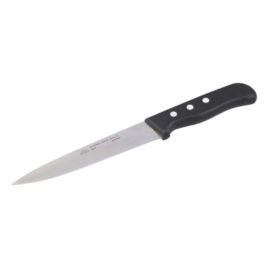 STUBAI hochwertiges Küchenmesser mit Mittelspitz | 160 mm | Kochmesser Tirol aus Edelstahl für Schneiden von Fleisch, Gemüse, Obst & Lebensmitteln, rostfrei, spülmaschinenfest