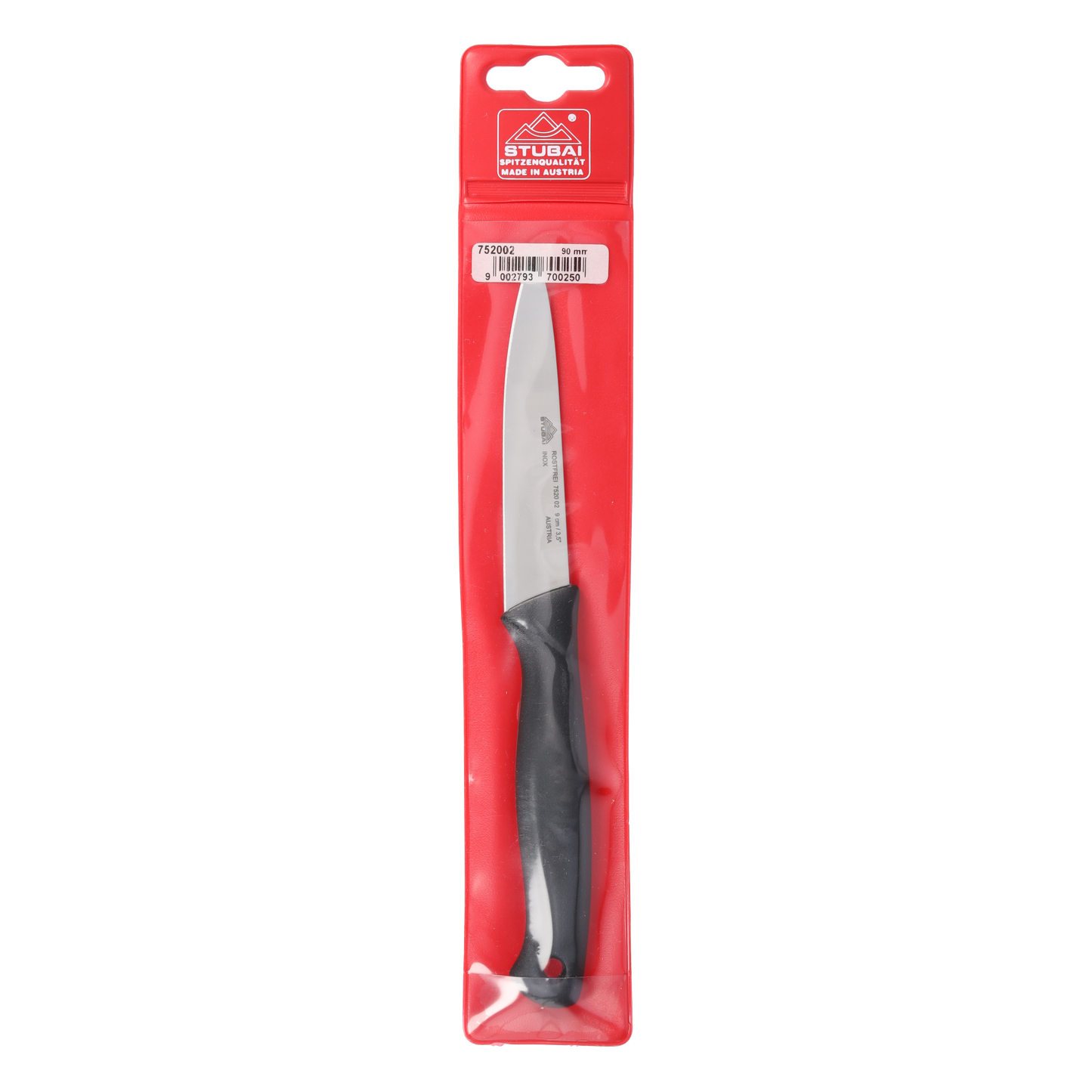 STUBAI hochwertiges Gemüsemesser | 90 mm | Küchenmesser Lady Line aus Edelstahl für müheloses Schneiden von Gemüse, Obst & Lebensmitteln, rostfrei, spülmaschinenfest, für Küche, Gastronomie
