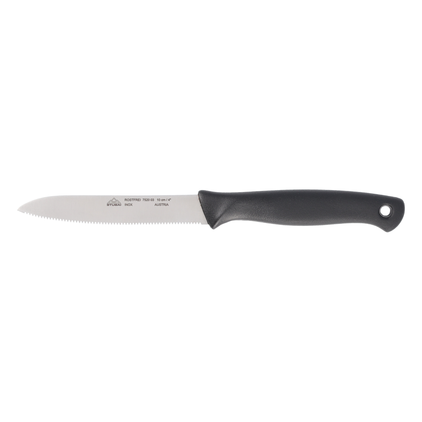 STUBAI 30 Stück hochwertiges Gemüsemesser mit Welle | 100 mm | Verkaufskarton Küchenmesser Lady Line aus Edelstahl für Schneiden von Gemüse, Obst & Lebensmitteln, spülmaschinenfest