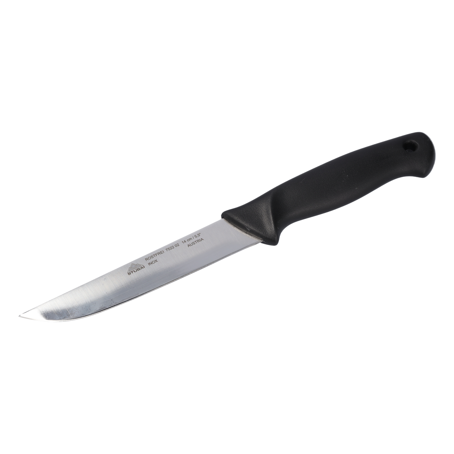 STUBAI hochwertiges Küchenmesser gerader Rücken | 140 mm | Haushaltsmesser Lady Line aus Edelstahl für müheloses Schneiden von Fleisch, Gemüse, Obst & Lebensmitteln, rostfrei, spülmaschinenfest