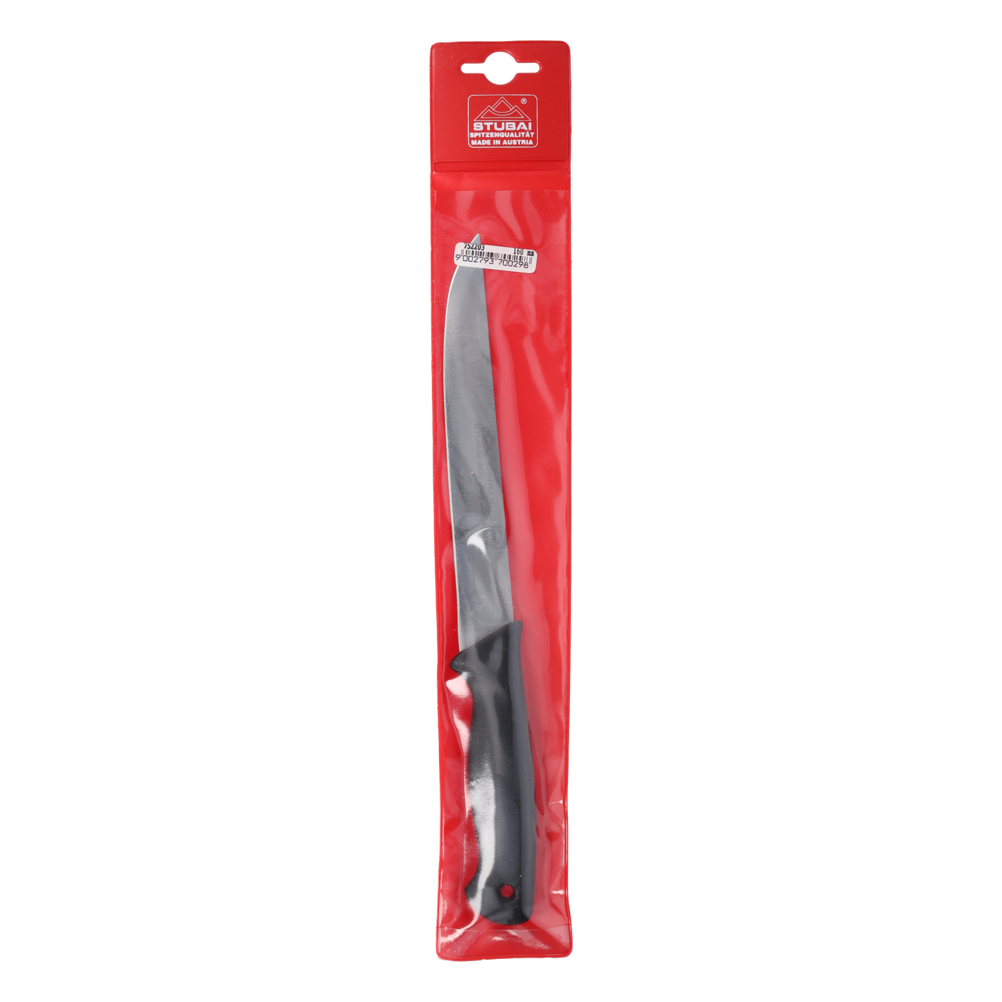 STUBAI hochwertiges Küchenmesser gerader Rücken | 160 mm | Haushaltsmesser Lady Line aus Edelstahl für müheloses Schneiden von Fleisch, Gemüse, Obst & Lebensmitteln, rostfrei, spülmaschinenfest