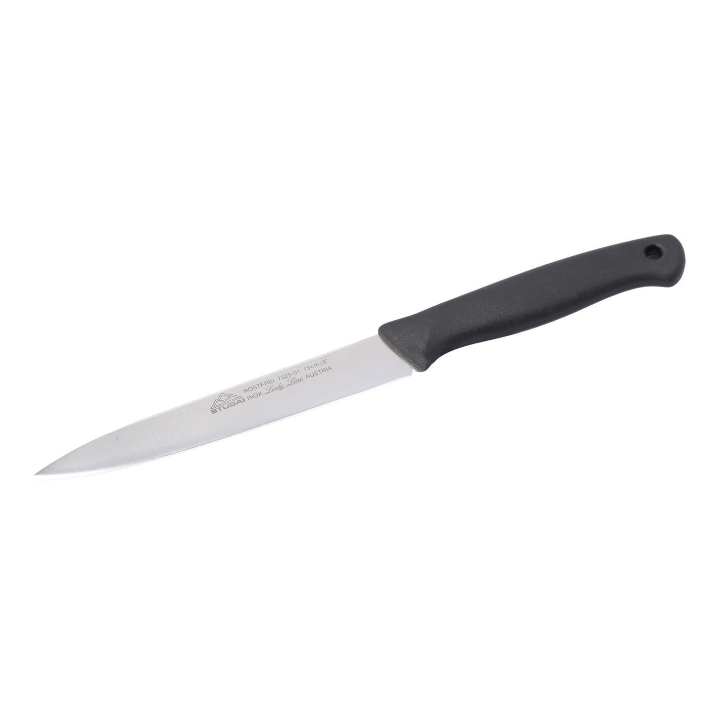STUBAI hochwertiges Kochmesser Mittelspitz | 130 mm | Küchenmesser Lady Line aus Edelstahl für Schneiden von Fleisch, Gemüse, Obst & Lebensmitteln, rostfrei, spülmaschinenfest