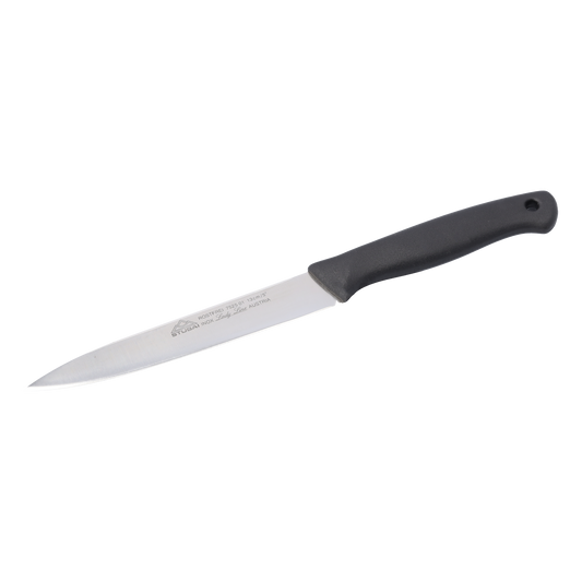 STUBAI hochwertiges Kochmesser Mittelspitz | 130 mm | Küchenmesser Lady Line aus Edelstahl für Schneiden von Fleisch, Gemüse, Obst & Lebensmitteln, rostfrei, spülmaschinenfest