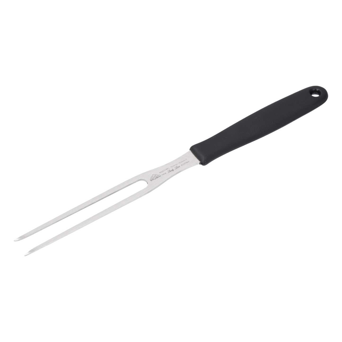 STUBAI Vorlegegabel gerade | 135 mm | Fleischgabel Tranchiergabel Lady Line aus Edelstahl zum Servieren von Fleisch, Wurst & Lebensmitteln, rostfrei, spülmaschinenfest
