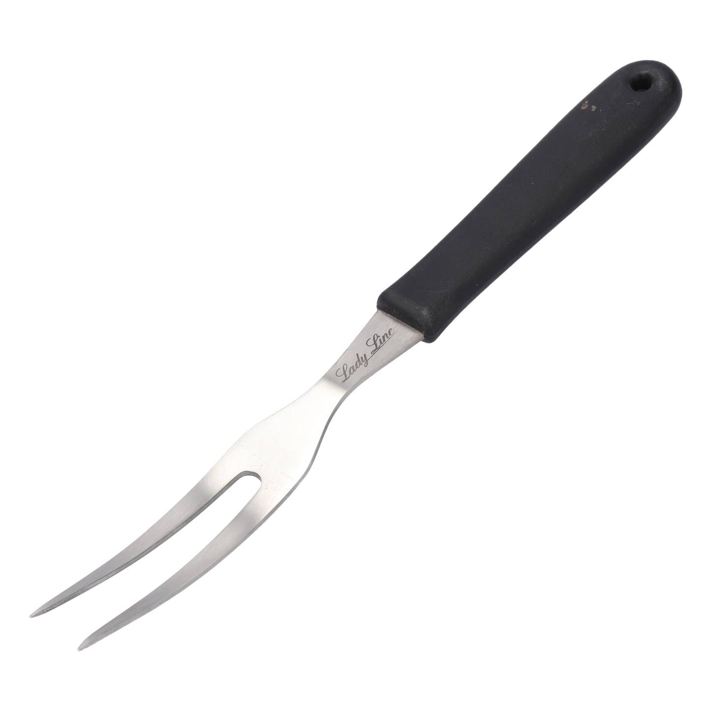 STUBAI Vorlegegabel gebogen | 140 mm | Fleischgabel Tranchiergabel Lady Line aus Edelstahl zum Servieren von Fleisch, Wurst & Lebensmitteln, rostfrei, spülmaschinenfest