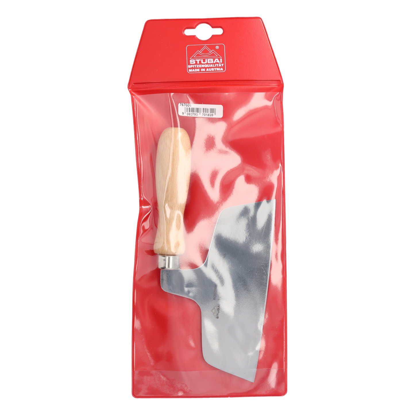 STUBAI Nudelhackl 120 g – Nudelmesser aus rostfreiem Edelstahl mit Holzgriff, traditioneller Nudelschneider für Teigwaren, Nudelhacker für hausgemachte Pasta, Spätzle und Knöpfle