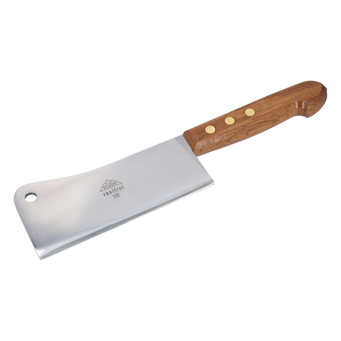 STUBAI Hackbeil 160 mm – Fleischbeil aus hochwertigem Stahl – für Metzger, Jäger, Profiköche & Grillmeister – ergonomischer Griff – zum Hacken von Knochen & Fleisch – Made in Austria