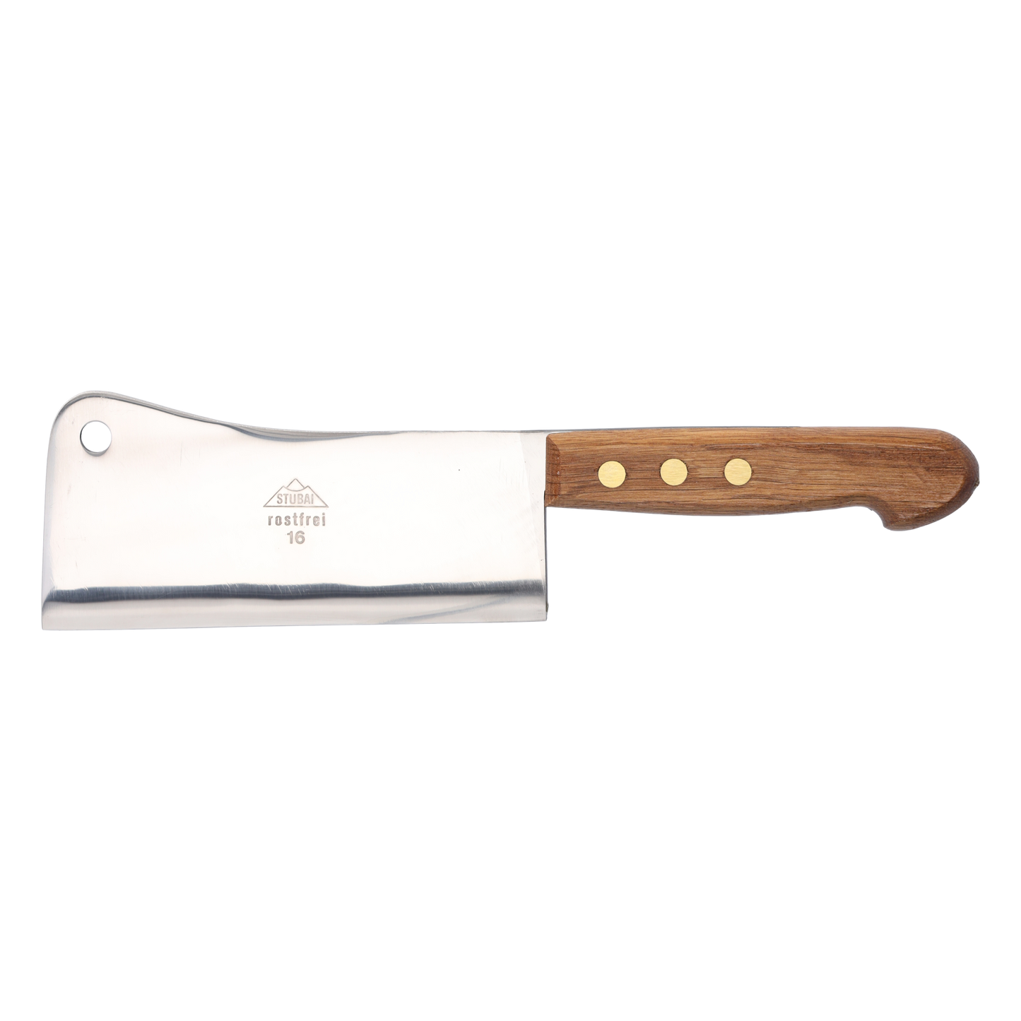STUBAI Hackbeil 160 mm – Fleischbeil aus hochwertigem Stahl – für Metzger, Jäger, Profiköche & Grillmeister – ergonomischer Griff – zum Hacken von Knochen & Fleisch – Made in Austria