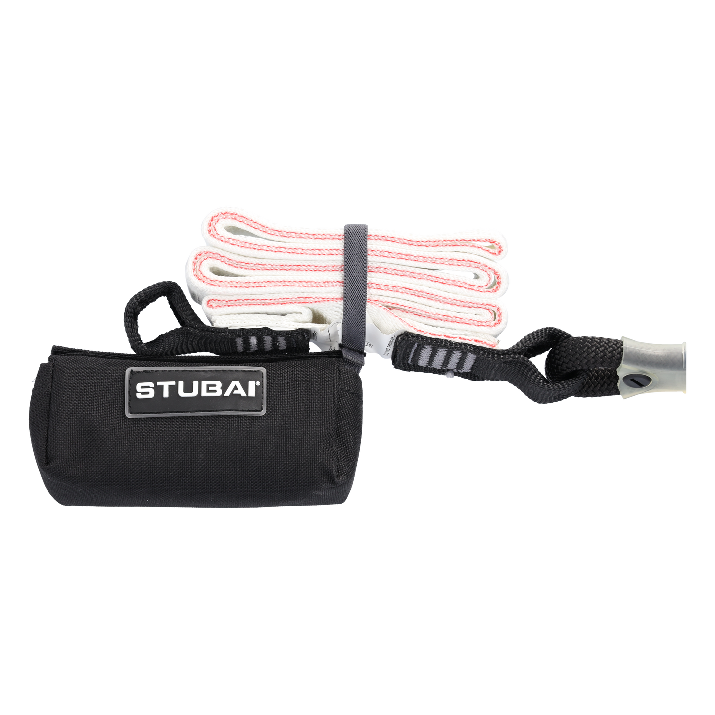 STUBAI Verbindungsmittel ABSORB PRO | zweiarmig 106 cm | Bandfalldämpfer mit einem Strang Statikseil EN 355, 362