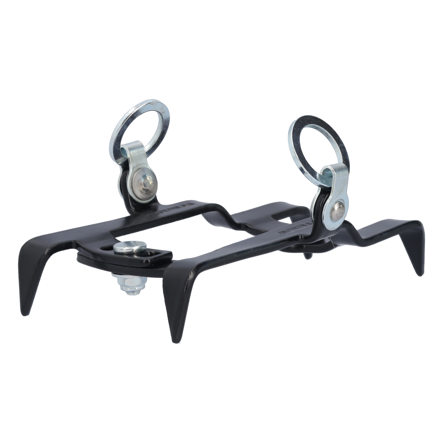 STUBAI Fußeisen Antislip | 4-zack mit Riemenbindung, 280 g | Rutschsicherung für Schuhe, für Outdoor- und Bergsportaktivitäten, Gletscherklettern, Hochgebirgstouren