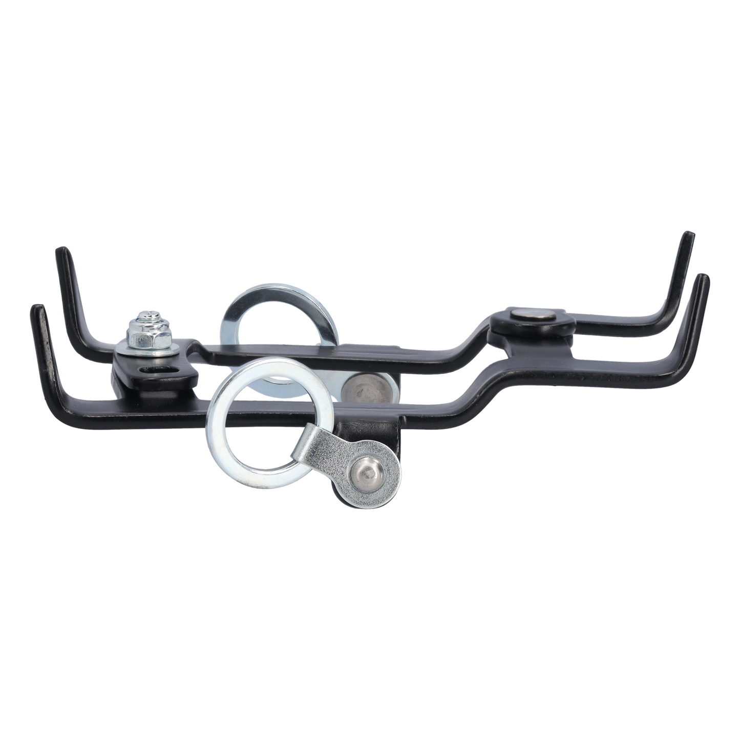 STUBAI Fußeisen Antislip | 4-zack mit Riemenbindung, 280 g | Rutschsicherung für Schuhe, für Outdoor- und Bergsportaktivitäten, Gletscherklettern, Hochgebirgstouren