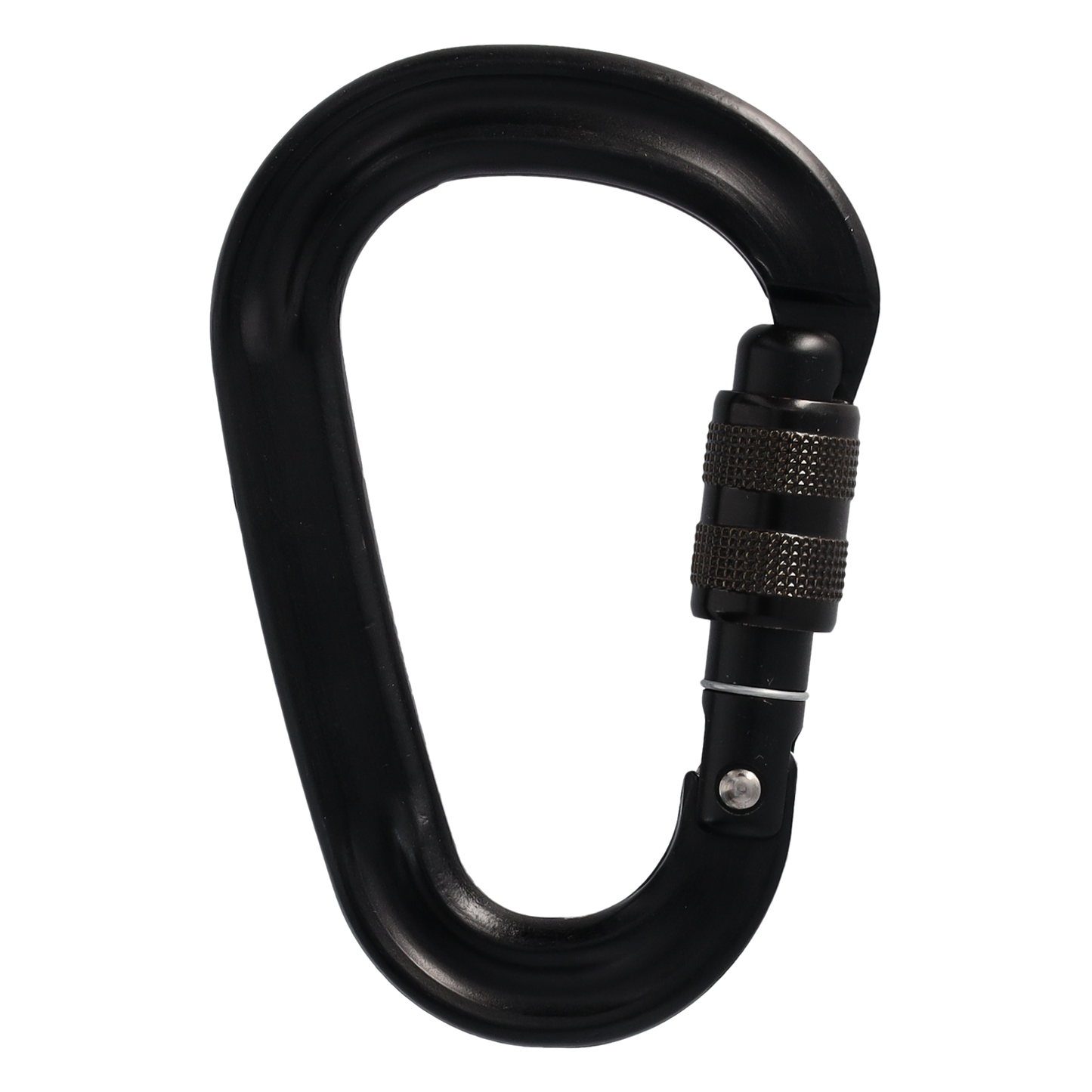 HMS Pico Easylock Karabiner schwarz | 97 × 65 mm | EN 12275, EN 362, UIAA 121 zertifiziert | 21 kN längs, 7 kN offen, 8 kN quer | 20 mm Schnapperöffnung | 60 g leicht | Bergsport & Sicherung