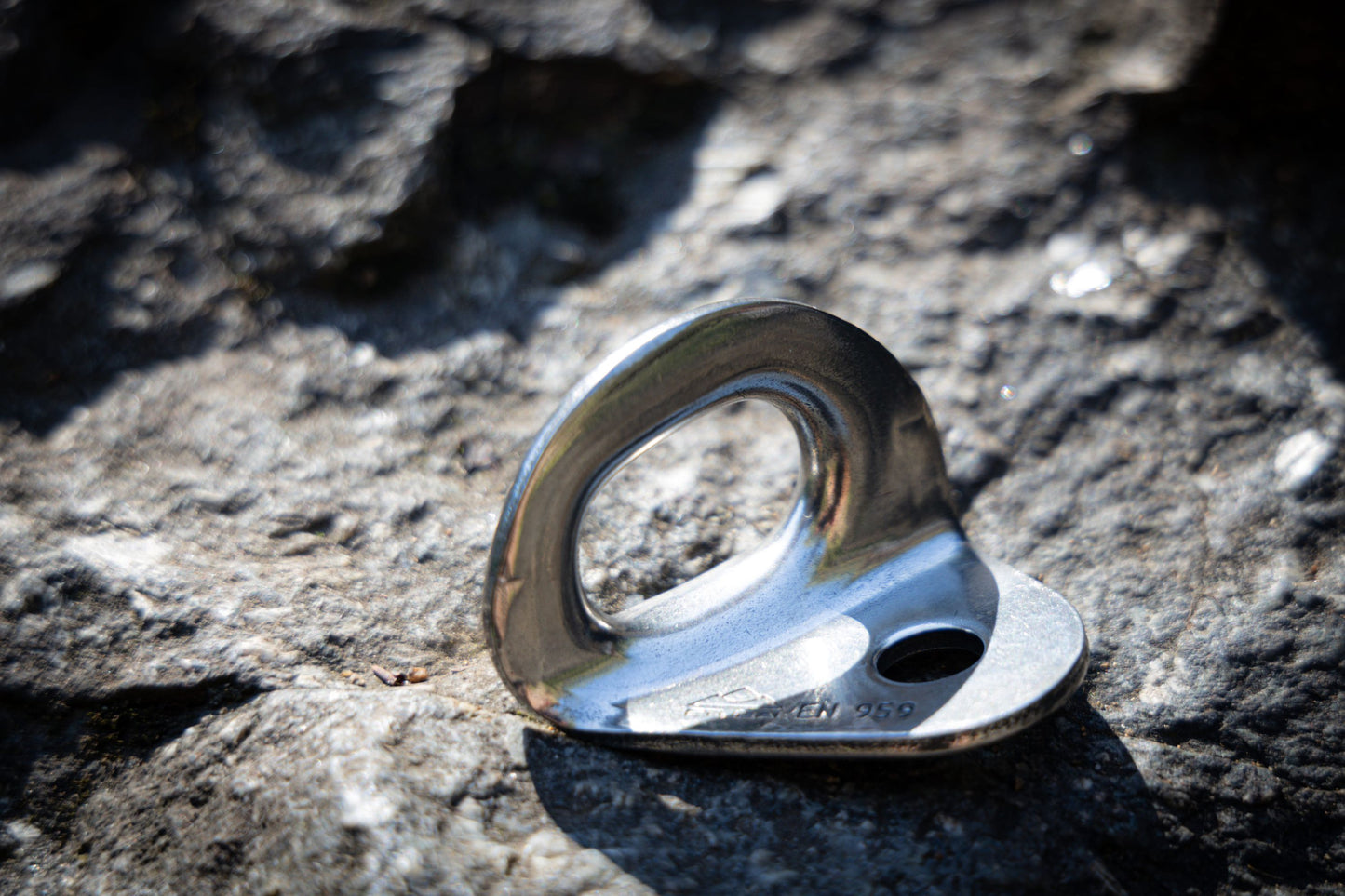 STUBAI Bohrhakenlasche Protect | 12 mm | als Zwischenanker beim Abseilen, für Sportklettern, Alpinklettern