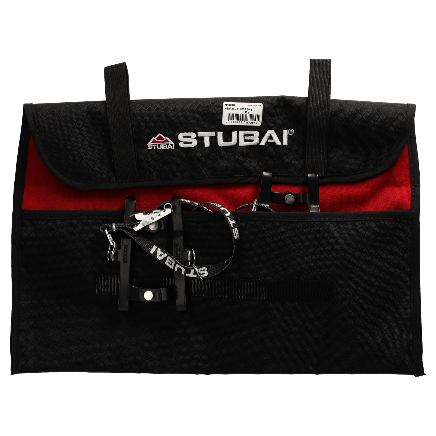 STUBAI GEARBAG VELCRO Allzwecktasche – robuste Aufbewahrungstasche für Steigeisen, Eisschrauben & Ersatzhauen – mit Klettverschluss, feuchtigkeitsabweisend, flexibel & leicht