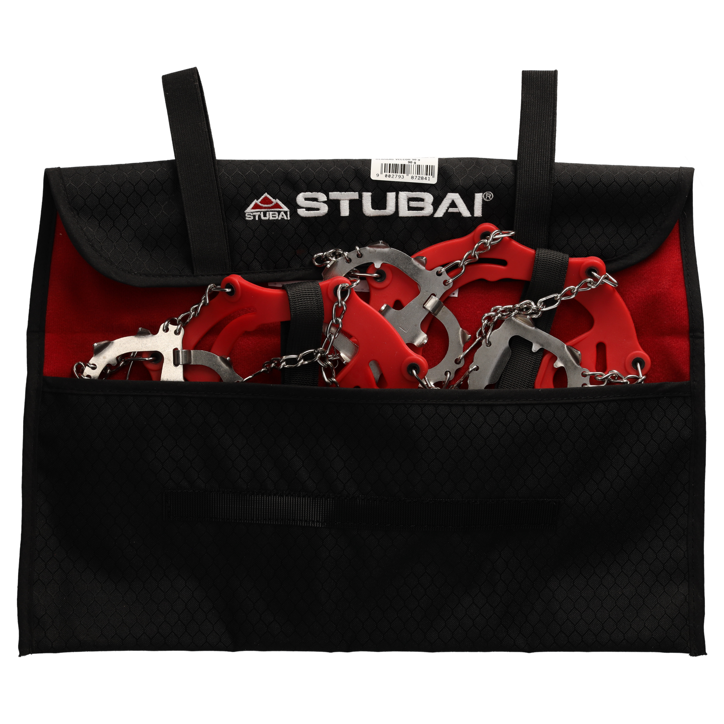 STUBAI GEARBAG VELCRO Allzwecktasche – robuste Aufbewahrungstasche für Steigeisen, Eisschrauben & Ersatzhauen – mit Klettverschluss, feuchtigkeitsabweisend, flexibel & leicht
