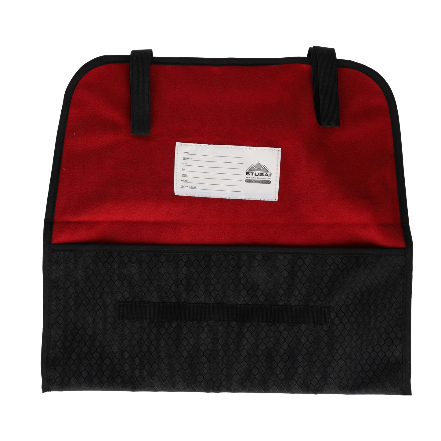 STUBAI GEARBAG VELCRO Allzwecktasche – robuste Aufbewahrungstasche für Steigeisen, Eisschrauben & Ersatzhauen – mit Klettverschluss, feuchtigkeitsabweisend, flexibel & leicht