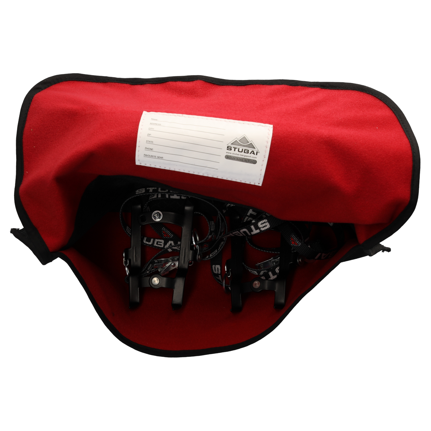 STUBAI GEARBAG VELCRO Allzwecktasche – robuste Aufbewahrungstasche für Steigeisen, Eisschrauben & Ersatzhauen – mit Klettverschluss, feuchtigkeitsabweisend, flexibel & leicht