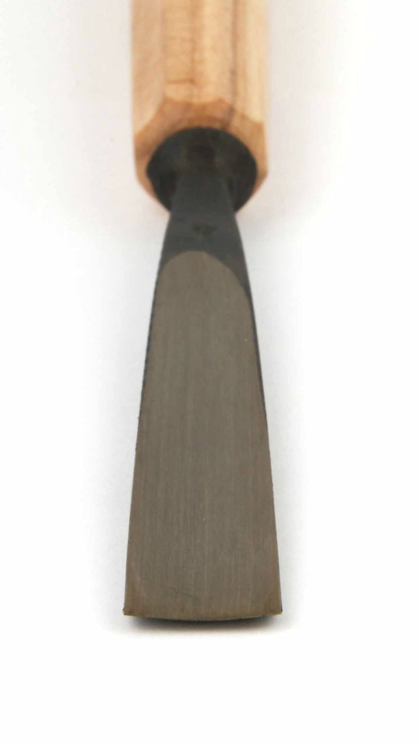 STUBAI Stemmeisen Stechbeitel Serie 52 - Form 48 | Gerades Flacheisen 18 mm, mit Holzgriff, zum Vorstechen, für Anschlagarbeiten, Schrupparbeiten, Rosetten, zur präzisen Bearbeitung von Holz