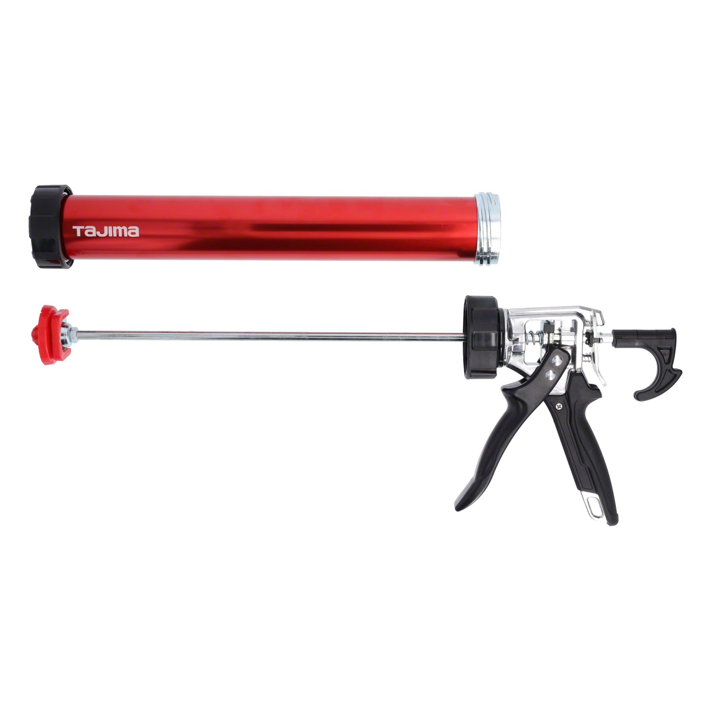 Tajima Kartuschenpresse Convoy Super 2 in 1, für Kartuschen 300 ml + Schlauchbeutel 600 ml, 360° Drehgriff