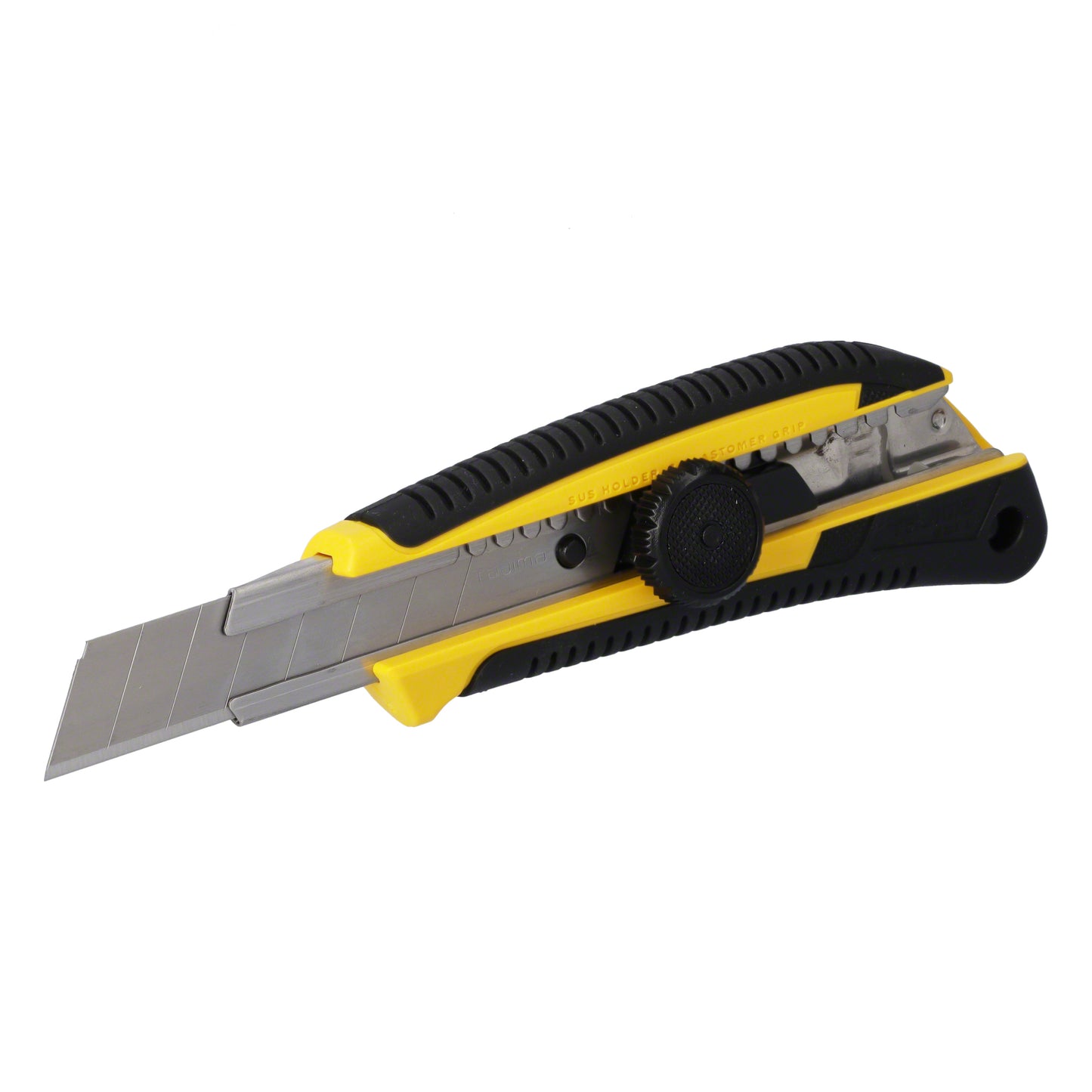 Tajima Cutter mit Elastomergriff 18mm, mit Raedchen