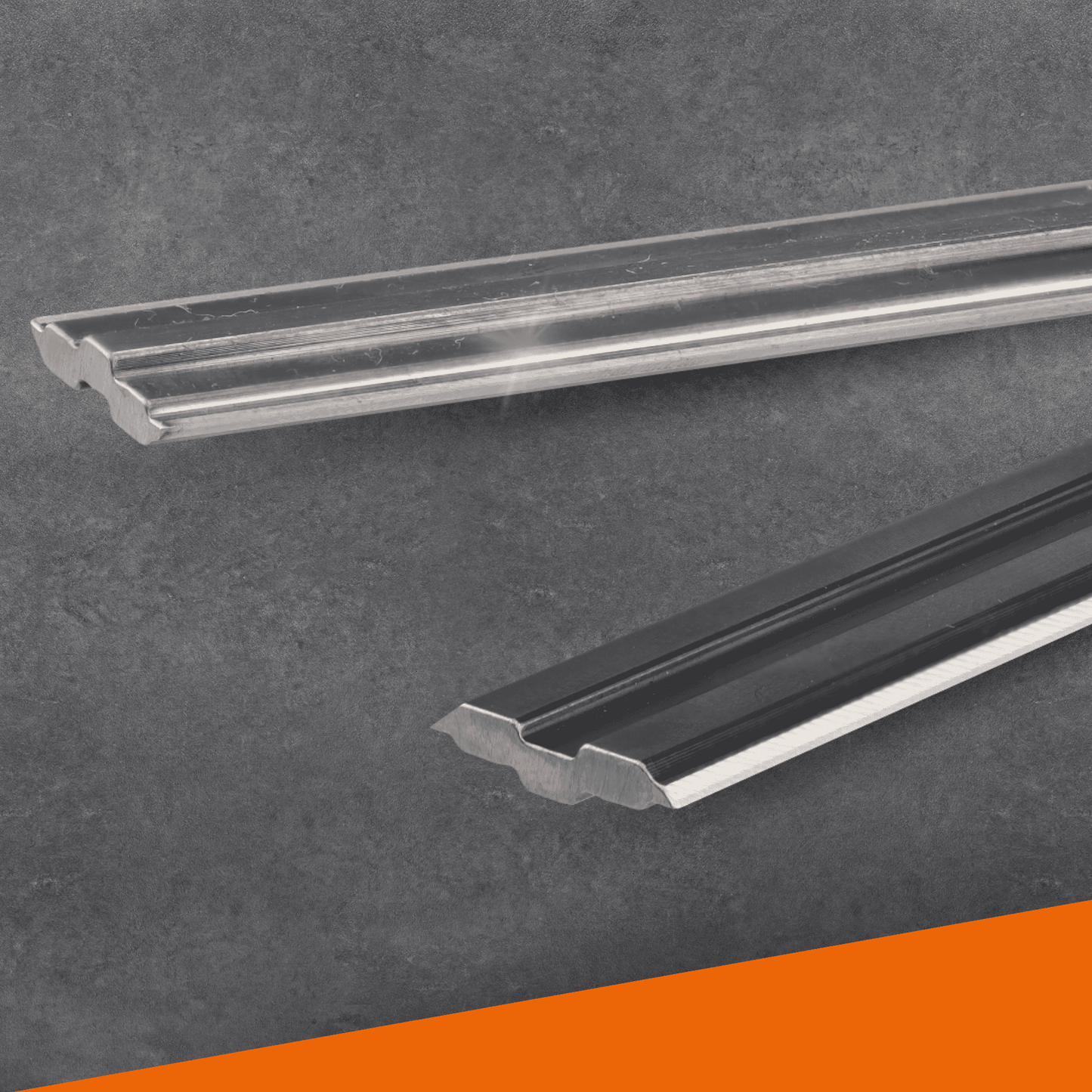 2 Stück CentroFix Hobelmesser HSS-18% (T1) 410x12x2,7mm
